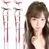 Horquilla con lazo de Zhou Ye estilo ballet, lazo francés para atar el cabello, horquilla para trenzar el cabello, diadema, adorno para la cabeza, accesorios para el cabello