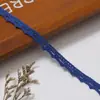 Diretamente do Fabricante, Guarnição de Renda de Algodão Pequena Dente de Serra Multicor de 1 cm para Roupas de Boneca/Aventais/Acessórios DIY
