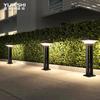 Nueva Lámpara Solar de Césped de Modelo Privado Lámpara Moderna Simple para Jardín Exterior Impermeable Lámpara de Césped para Jardín de Villa Proyecto