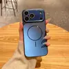Transfórmate en un Color Sólido Simple con un Brillo Metálico en Segundos, Funda Magnética Adecuada para iPhone 16 Pro Max, Apple 17, 14/15