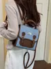 Mochila jeans para mulheres, moda vintage, nova bolsa versátil da moda 2026, bolsa casual escolar para estudantes