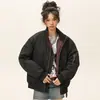 Chaqueta de Vuelo Americana Abrigo de Algodón Chaqueta para Hombre y Mujer 2025 Invierno Nuevo Engrosada Ropa de Trabajo Chaqueta de Algodón Top de Algodón de Béisbol