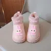 Botas de Nieve para Niñas, Nuevo Estilo Otoño e Invierno 2026, Botas Impermeables para Bebés con Forro Polar Adicional para Calor, Zapatos de Algodón para Niños, Botas de Invierno para Niñas