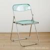 Suministro Transfronterizo Silla Plegable Respaldo Silla Transparente Silla Comedor Hogar Ins Celebridad de Internet Acrílico Silla de Foto Maquillaje