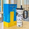 Taza Termo de Estilo Nuevo para Niñas, Vaso de Agua de Aspecto Elegante, Gigante de Acero Inoxidable, Vaso Gigante de Gran Capacidad, Vaso Térmico al por Mayor