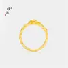 Tienda de Oro Puzuo Mismo Estilo Shagong Anillo de Serpiente Espíritu de Rosa Versátil Exquisito Temperamento Sentido Avanzado Regalo de Año de la Suerte