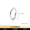 Jingde Jewelry Anillos Abiertos y Cerrados de Plata de Ley S925 Accesorios para Joyería Hechos a Mano DIY Anillo Conector para Pulsera