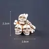 Halloween Pequenos Enfeites Crânio Múmia Ressurreição Festival Fantasma Horror Enfeites de Resina Decoração Criativa de Mesa para Casa