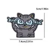 Parches Bordados de Animales Lindos Tianyino, Exclusivamente para Ventas Transfronterizas, Parches Bordados de Gato de Dibujos Animados, Accesorios para Ropa