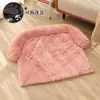 Amazon Suministros para Mascotas Cama de Perro de Felpa Manta de Felpa Cama para Mascotas Sofá para Perros Colchón Diseño Extraíble y Lavable