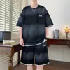NASA2025 Estilo Nuevo Traje Casual para Niños Conjunto Delgado de Verano con Atractivo Conjunto Deportivo Casual de Dos Piezas
