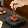 Escova de Limpeza para Moedor de Café Escova de Limpeza Cabo de Madeira Limpeza de Bancada Escova Macia Que Não Solta Cerdas Escova de Limpeza de Pó de Café