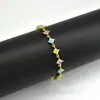 Pulseira Transfronteiriça Nicho High-end Pulseira Colorida de Diamante Moda Retrô Elegante ins Pulseira Colorida de Zircônia Cheia de Diamante para Mulheres