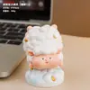 Adornos Giratorios Creativos y Lindos con un Toque de Alta Gama, Adornos de Coche de Resina de Nicho para Escritorio de Oficina Alivio del Estrés, Manualidades de Regalo