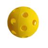 Pelota de hoyos de soldadura de 40 hoyos, pelota de hoyos, selección de pelota, pelota de plástico rotacional, pickleball de soldadura cumple con Amarillo