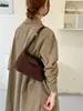 Bolso de Hombro para Mujer Melanoid Retro Patchwork de Cuero Gamuzado Bolso de Viaje Nuevo Estilo Otoño 2026 Bolso Cruzado de Hombro Único con Bloques de Color