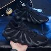 2023 Primavera e Verão Novos Esportes Sapatos Masculinos Internet Celebridade Oito Garras Respirável Fundo Macio Casual Lona Leve Corrida Torre Sapatos