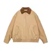Ropa para Hombre Beijie 2025 Invierno Nuevo Lana de Cordero Solapa Chaqueta de Algodón Marca Trendy para Hombre Ropa de Trabajo Abrigo de Algodón Abrigo Exterior Cálido y Grueso