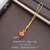 Mismo Estilo que el Lingote Atractor de Fortuna Chapado en Oro, Calabaza, Amuleto de la Suerte, Bestia Tragadora de Oro, Loto, Colgante para Teléfono de Animal del Zodiaco de la Tienda Puzuo Gold