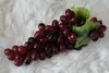Enfeites de frutas realistas com peso, modelos de maçã biônicos, modelos de vegetais realistas, decorações de frutas falsas, enfeites de uva, adereços