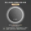 Espejo Redondo Inteligente para Baño Montado en la Pared Espejo de Maquillaje Iluminado con LED con Luces Espejo de Tocador Montado en la Pared