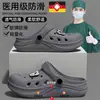 Pantuflas Quirúrgicas para Hombre 2026 Nuevo Verano Uso Exterior Estilo Enfermera Médica Zuecos Cómodos para Largas Horas de Pie Estilo de Hombre
