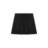 Shorts de traje de verano finos grises para mujer 2026 nuevos pantalones tipo falda de cintura alta adelgazantes línea A con pliegues falsos para usar como prenda exterior