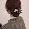 Elástico de Cabelo com Laço Trançado Estilo Coreano para Mulheres, Aumenta o Volume do Cabelo, Corda para Coque, Elástico de Cabelo de Ponytail de Alta Qualidade