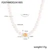 Rueda de la Fortuna Perla Imitación Cobre Zircón Colgante Collar de Perlas Lujo Accesible Princesa Elegante Collar Joyería en Stock