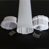 Kit de luz LED de plástico a prueba de tres factores IP65 carcasa de luz a prueba de tres factores conector impermeable PG7 extrusión ventas directas de fábrica