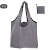 Bolsa de Tote de Compras Floral Grande de 190t en Stock de Gran Venta, Bolsa de Poliéster al por Mayor, Bolsa Plegable, Bolsa de Regalo Promocional
