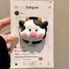 Gatito de Dibujos Animados Llorando Gato Silicona Adecuado para Soporte Magnético Magsafe con Fuerte Adsorción y Airbag Retráctil para Escritorio
