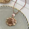 Colar de Chapéu de Palha Trançado Transfronteiriço Europeu e Americano Estilo Étnico Retrô Corrente para Clavícula Design Personalizado Senso de Design Acessórios de Colar de Nicho para Mulheres Atacado