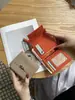 Bolsa ID Corta de Piel Genuina 2025 Nueva Billetera para Monedas Porta Tarjeta de Identificación Tarjeta Bancaria Bolsa para Llaves Clip de Almacenamiento con Múltiples Ranuras para Tarjetas