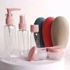 Cosméticos Embotellados Manguera Diaria Exprimidor Traje Botella Portátil de Champú Tapa Botella de Loción de Viaje 60ml