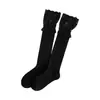 Calcetines hasta la pantorrilla con ribete de encaje Estilo Dulce Japonés Ballet Calcetines Largos para Bota Estilo Dulce Fresco Puro Deseo Otoño Calcetines Sin Costuras Apilados