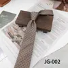 Corbata Formal de Negocios Hecha a Mano para Hombre de 8cm, Corbata Jacquard con Patrón Vintage para Traje Casual de Moda, En Stock