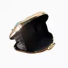 2026 Estilo Europeu Novo Pedra Olho de Gato Strass Acabamento Dourado Personalizado Retrô Feminino Leve Luxo Transfronteiriço Clutch de Festa