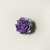 Brincos de Pérola Roxa Gardênia Rosa Roxo Uva Semitransparente Multicorte Acessórios para Brincos DIY Material Atacado