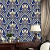 Papel Tapiz Autoadhesivo Estilo Europeo para Sala de Estar, Dormitorio, Pared de Fondo de TV, Pegatinas Decorativas de Pared, Pegatinas de Pared para Renovación