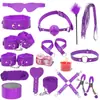Juguetes sexuales para adultos Jiuai, accesorios SM, juguetes sexuales para parejas, bondage, látigo de cuero, tapón anal, entrenamiento del amor y provocación