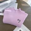 [em estoque] Suéter com Forro de Lã para Meninas Inverno Novo Estilo Criança Quente Camada Base Estilo Coreano para Menininhas