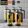 Olla de Aceite de Vidrio Botella de Aceite a Prueba de Fugas Contenedor de Aceite para Cocina Hogar Botella para Salsa de Soja Vinagre Condimentos Juego de Latas de Aceite