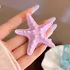 Grampo de Cabelo Estrela Dopamina Verão Praia Estilo Coreano Atmosfera Design de Nicho Versátil Fofo Acessório de Cabeça Prendedor de Cabelo Atacado