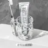 Vaso para Enjuague Bucal con Patrón de Glaciar para Uso Doméstico, Vaso para Cepillado de Dientes y Lavado para Mujeres, Vaso para Dientes, Vaso para Boca, Portacepillos de Dientes con Acabado de Alta Gama, Vaso Portacepillos de Dientes Transparente
