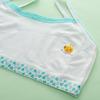 En stock al por mayor algodón ropa interior para niña pequeña estampado de dibujos animados sujetador para pupilas anti-golpes tirante pre-desarrollo