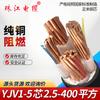 Guangdong Pearl River cabo vendas diretas ZC-YJV retardante de chamas padrão nacional núcleo de cobre 3/4/5 núcleo 6 10 25 70120 cabo