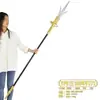 Romance de Dios, gran cuchillo de dos hojas y tres puntas Yang Mu, juguete de plástico, modelo de arma del Dios Erlang, accesorios hechos a mano