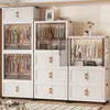 Guarda-roupa de bebê espesso, armário de armazenamento de roupas infantis, armário de roupas infantis dobrável, armário de armazenamento de roupas dobrável para quarto e uso doméstico