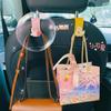 Gancho para el respaldo del asiento del coche, almacenamiento para el coche, decoración interior del coche, gancho oculto de dibujos animados, gancho para el asiento trasero